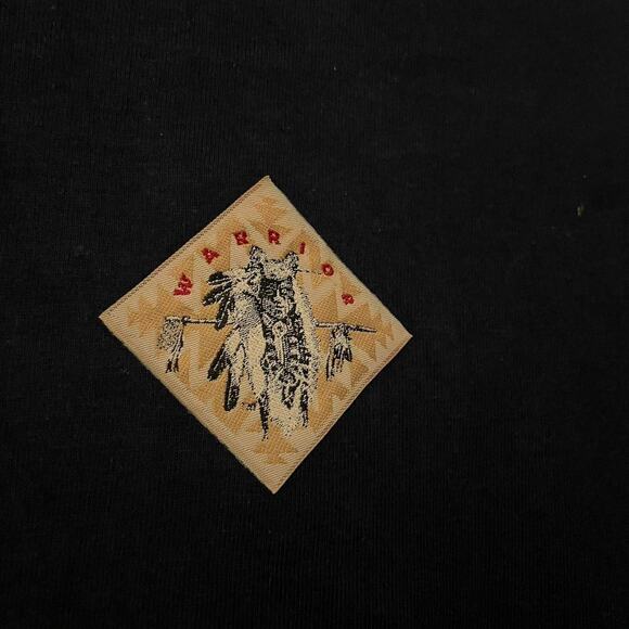 Vintage 90s Three Natives Star World Art by Jim Yellowhawk 1998 Shirt Adult L - Picture 5 of 5